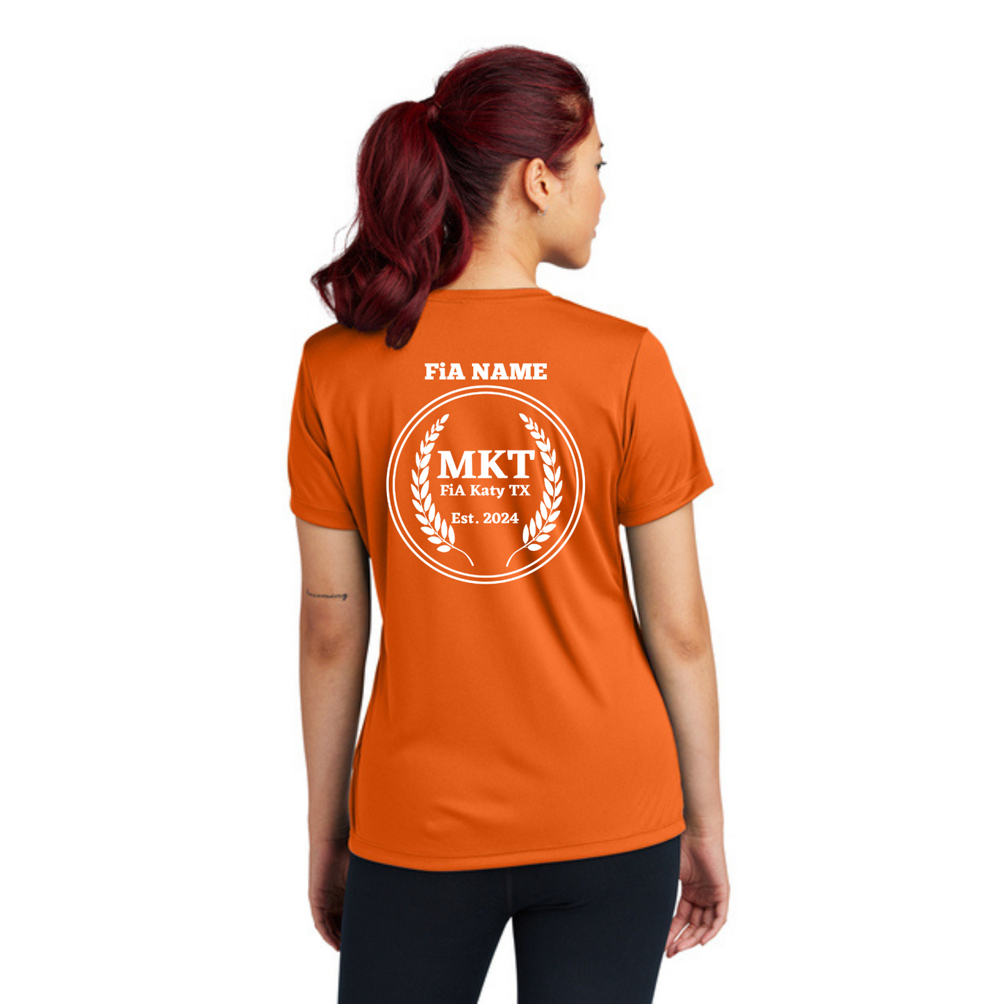 MKT, TX - PERSONALIZED Sport Tek Crew Neck Short Sleeve Performance Tee