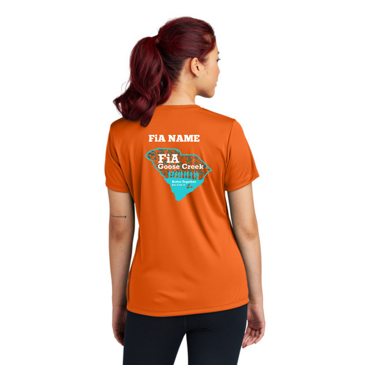 Goose Creek, SC - PERSONALIZED Sport Tek Crew Neck Short Sleeve Performance Tee