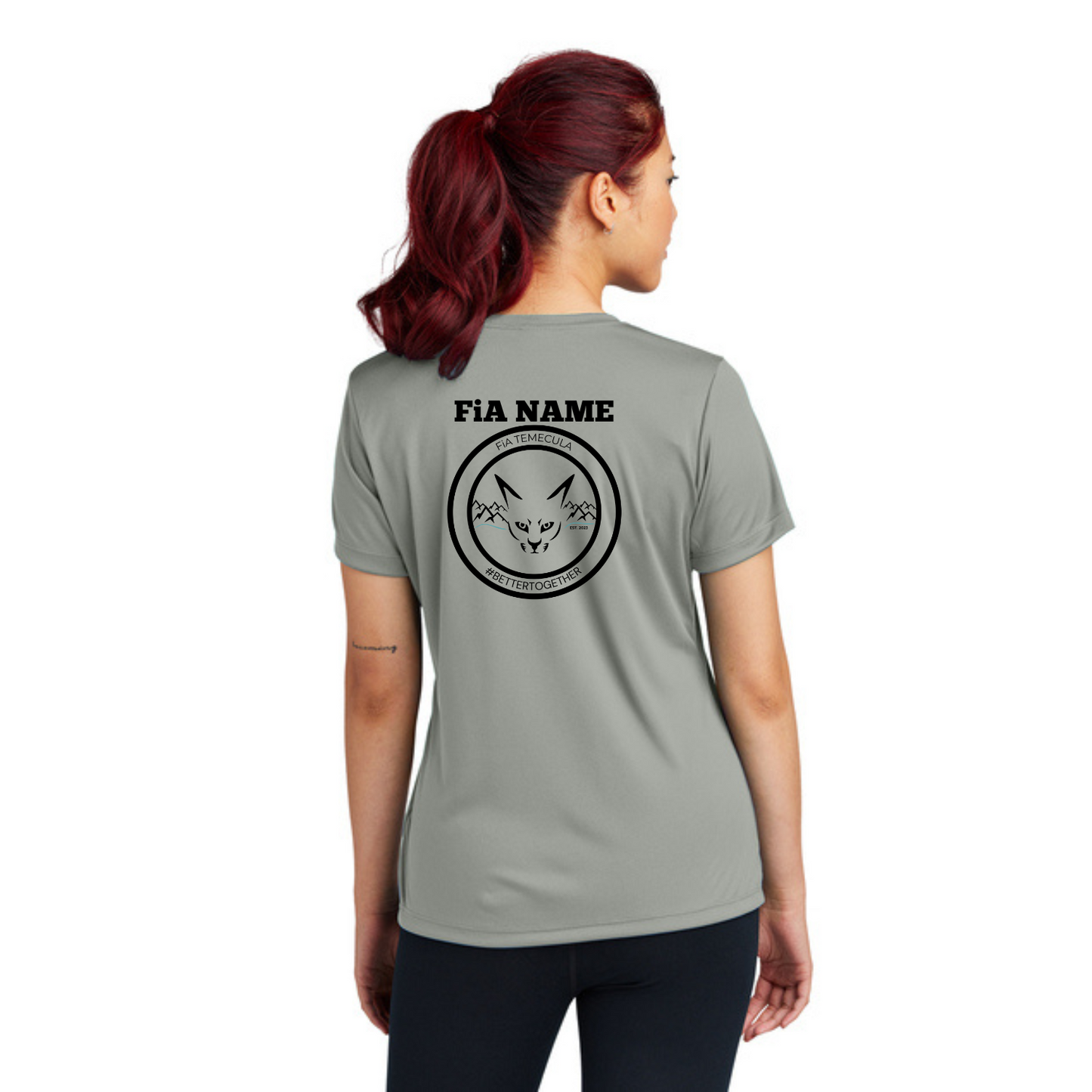 Temecula, CA - PERSONALIZED Sport Tek Crew Neck Short Sleeve Performance Tee