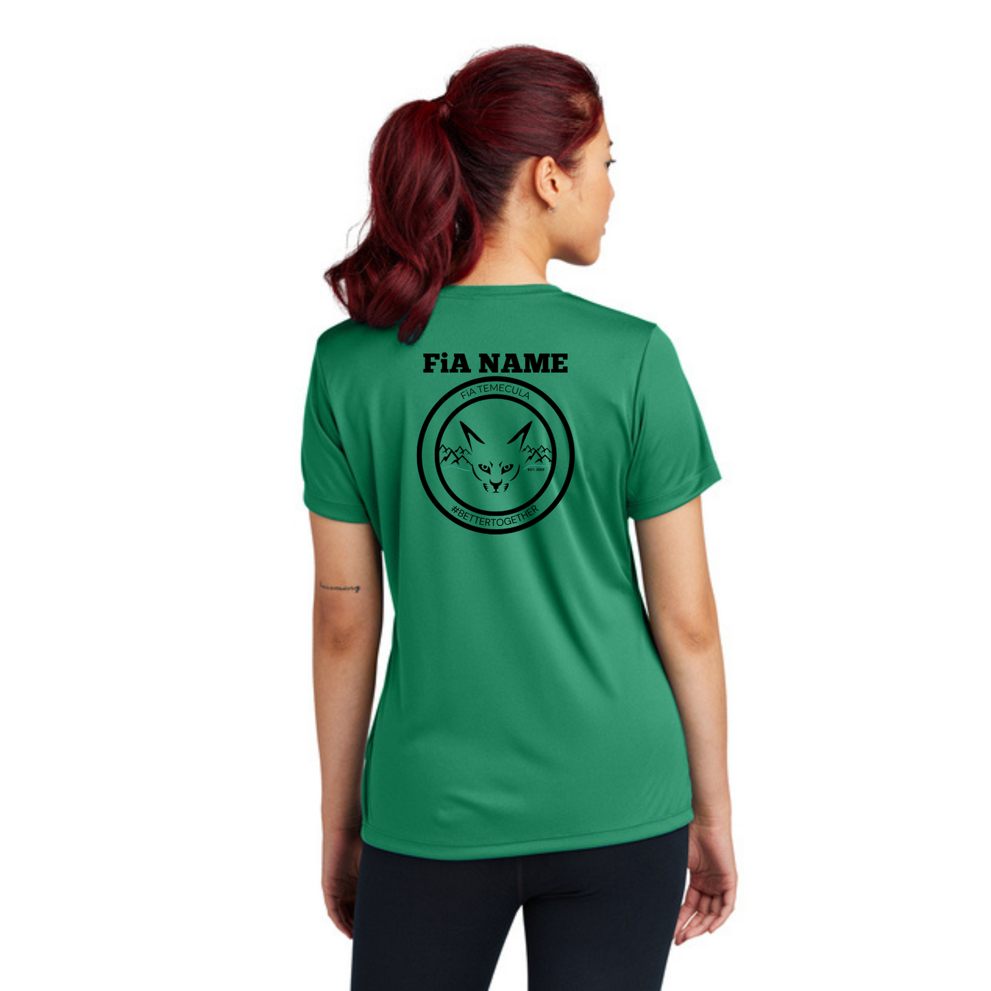 Temecula, CA - PERSONALIZED Sport Tek Crew Neck Short Sleeve Performance Tee