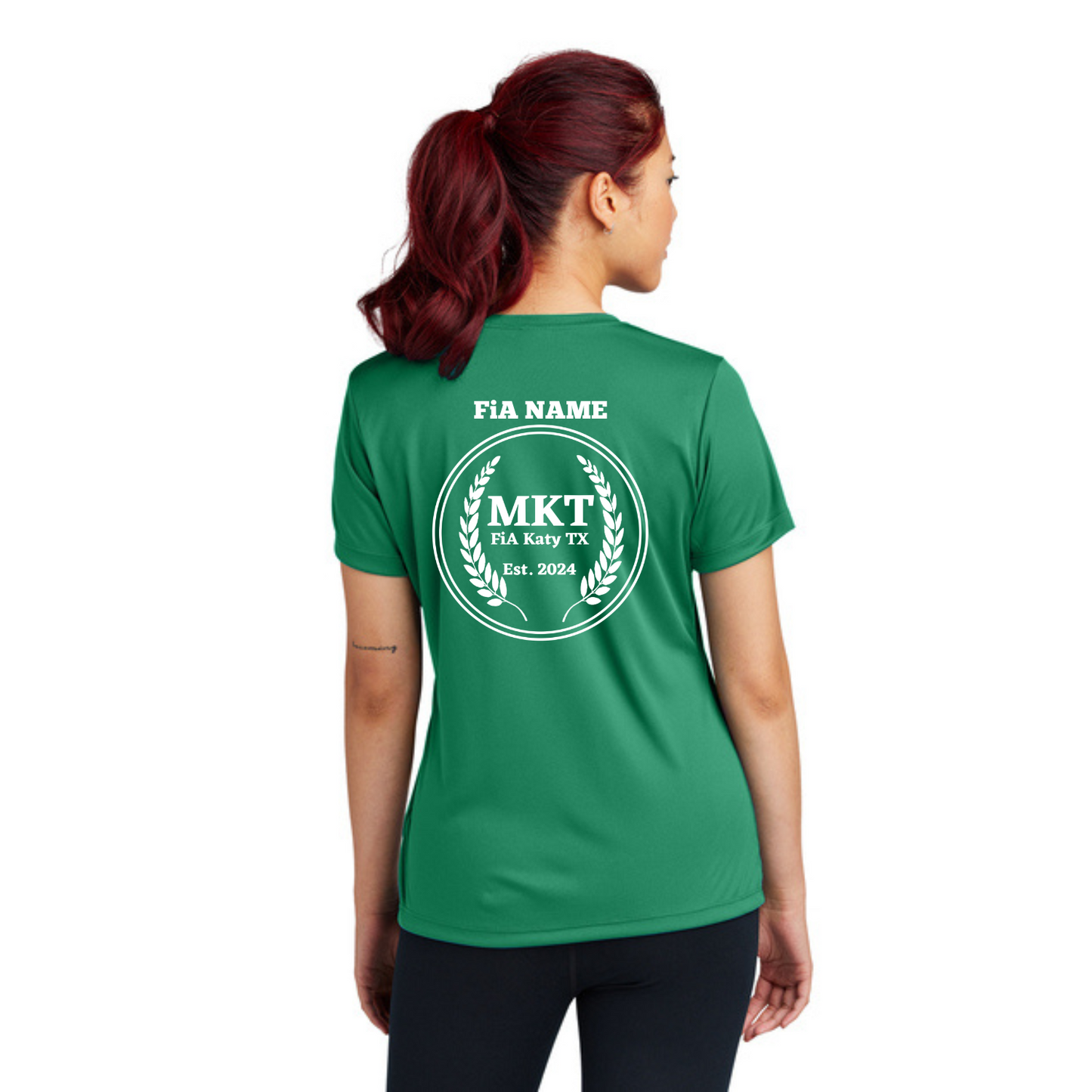 MKT, TX - PERSONALIZED Sport Tek Crew Neck Short Sleeve Performance Tee