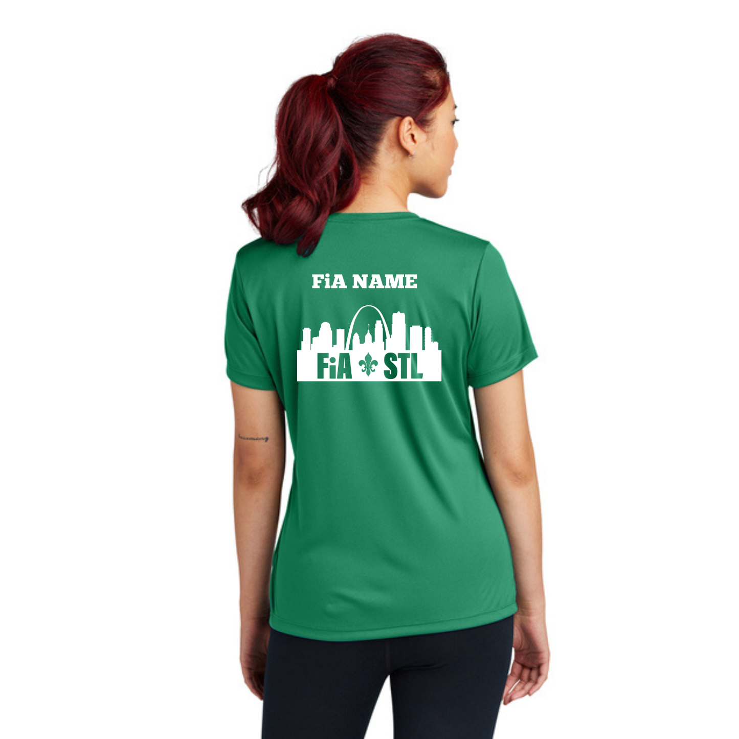 St. Louis, MO - PERSONALIZED Sport Tek Crew Neck Short Sleeve Performance Tee