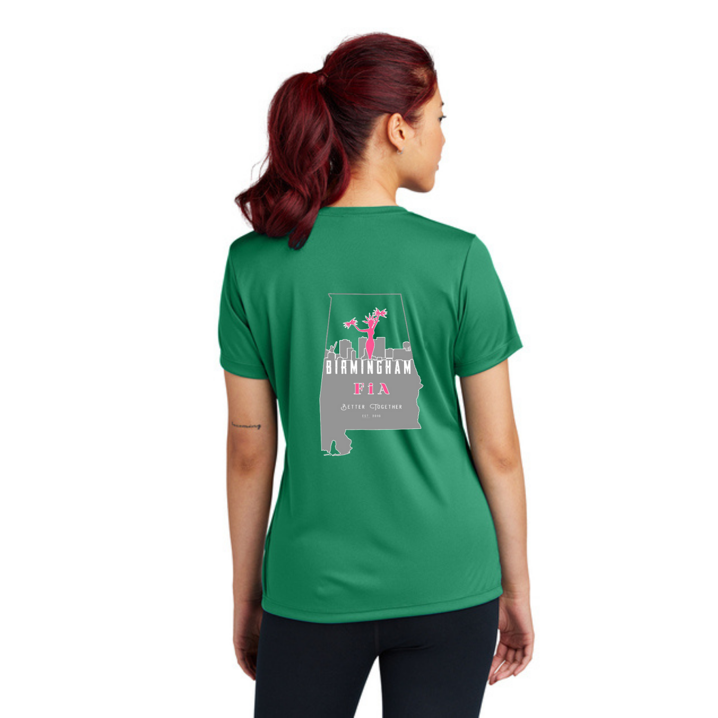 Birmingham, AL - Sport Tek Crew Neck Short Sleeve Performance Tee