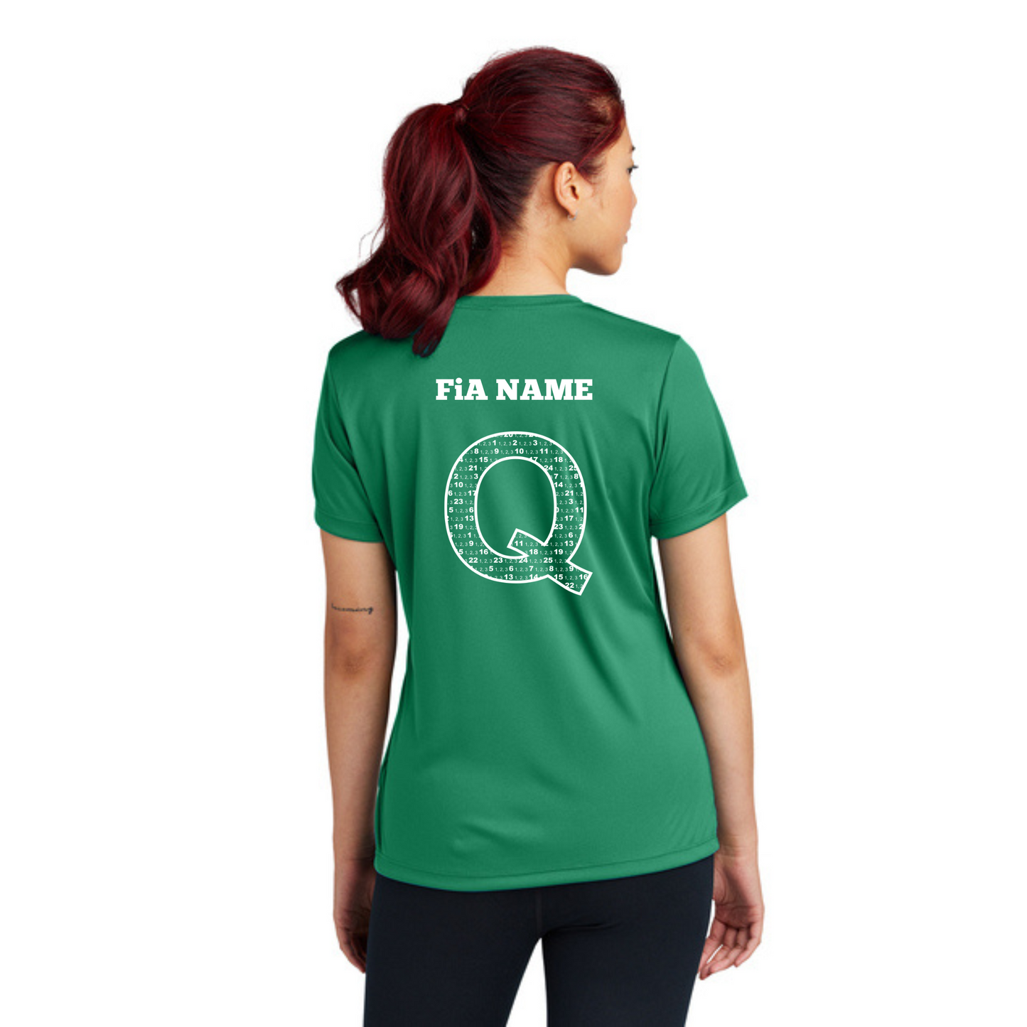 Q Shirt - PERSONALIZED Sport Tek Short Sleeve Performance Tee