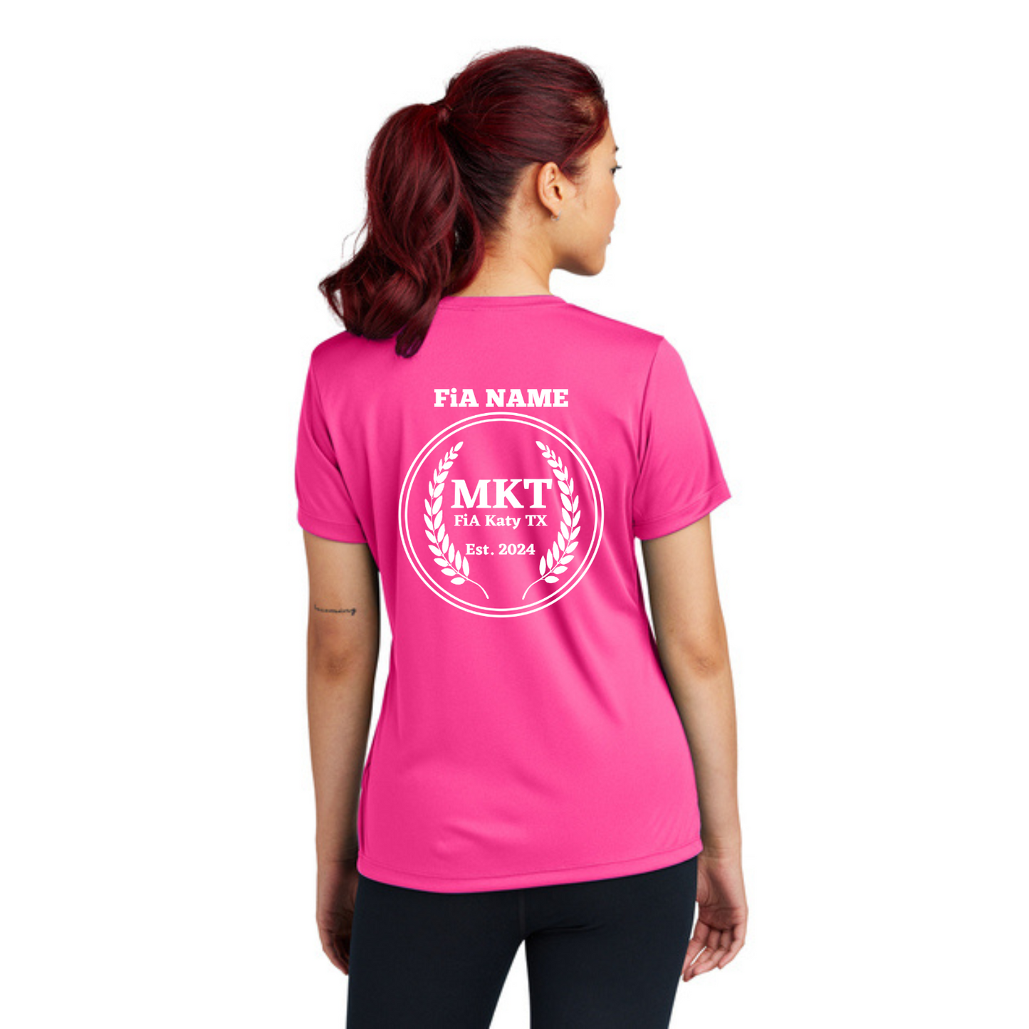 MKT, TX - NEON PERSONALIZED Sport Tek Crew Neck Short Sleeve Performance Tee