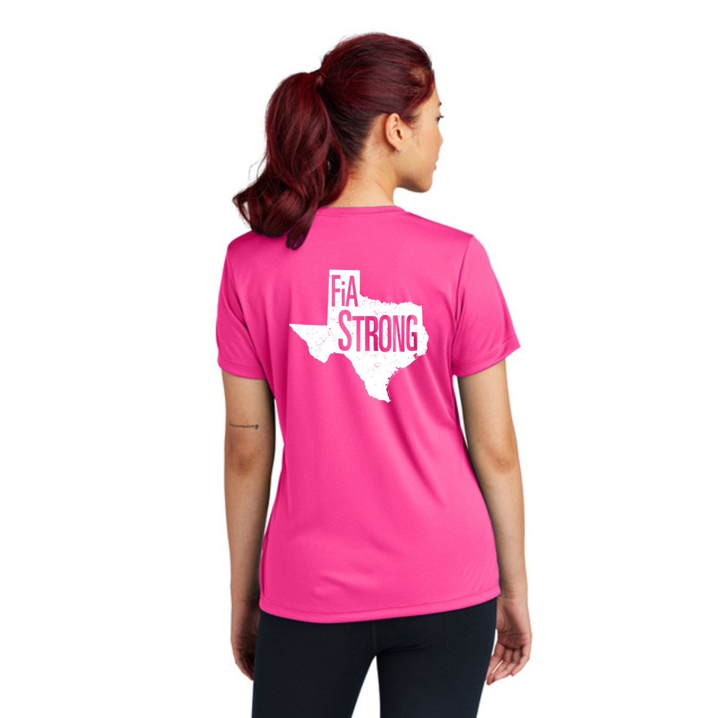 Texas Strong - Sport Tek Crew Neck Short Sleeve Performance Tee