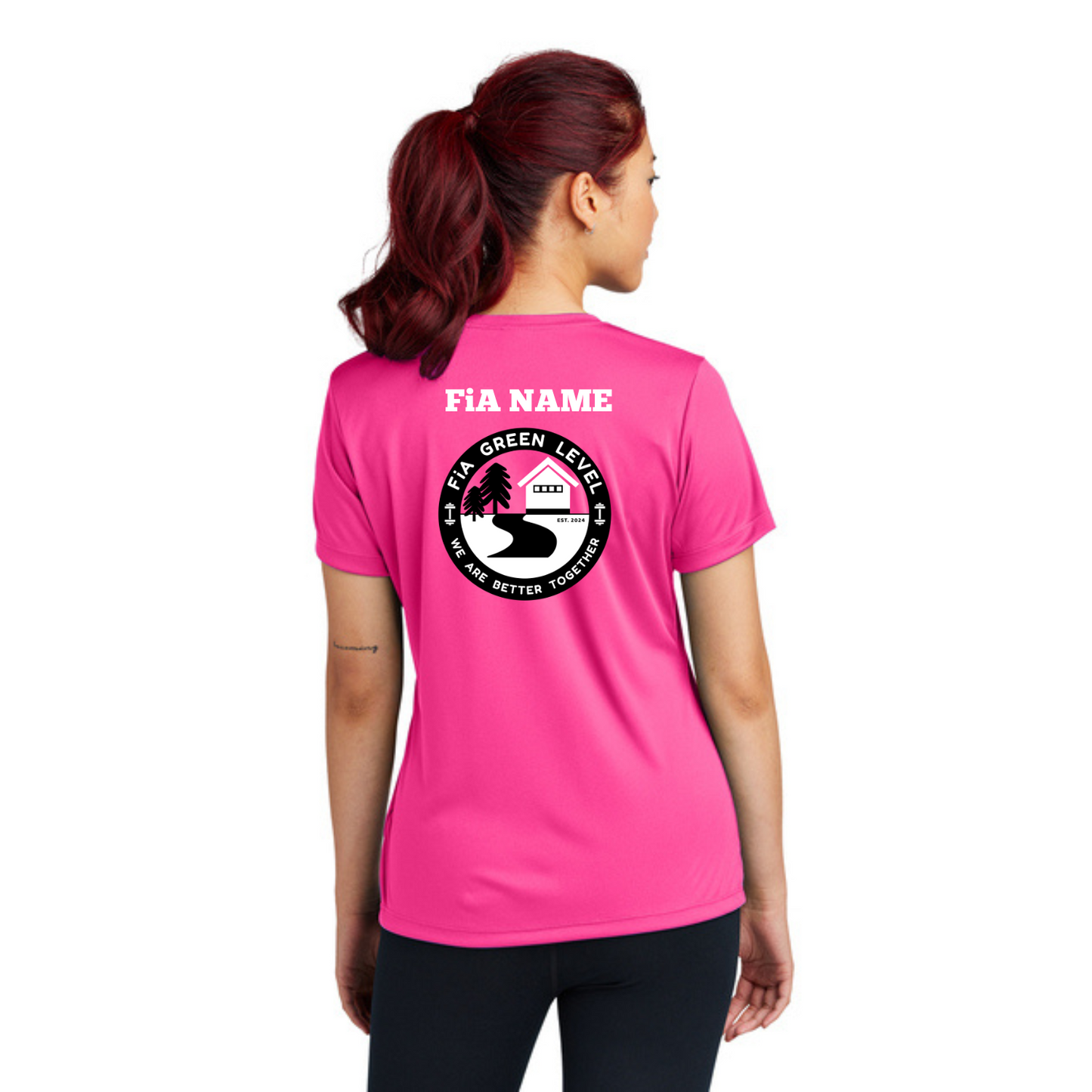 Green Level, NC - NEON PERSONALIZED Sport Tek Crew Neck Short Sleeve Performance Tee