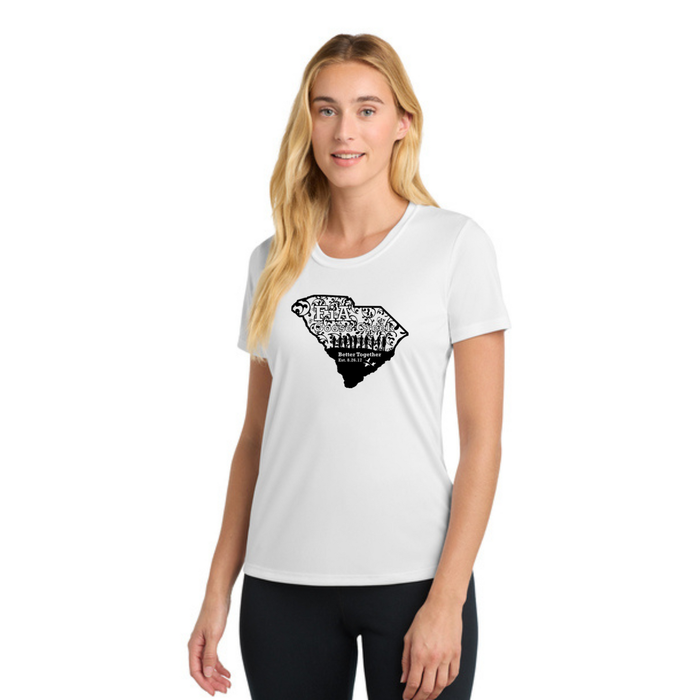 Why we FiA Goose Creek, SC - NEON PERSONALIZED Sport Tek Crew Neck Short Sleeve Performance Tee