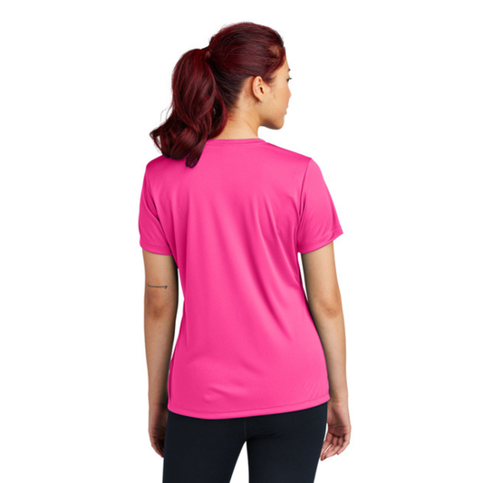 NEON Sport Tek Crew Neck Short Sleeve Performance Tee.CENTRAL