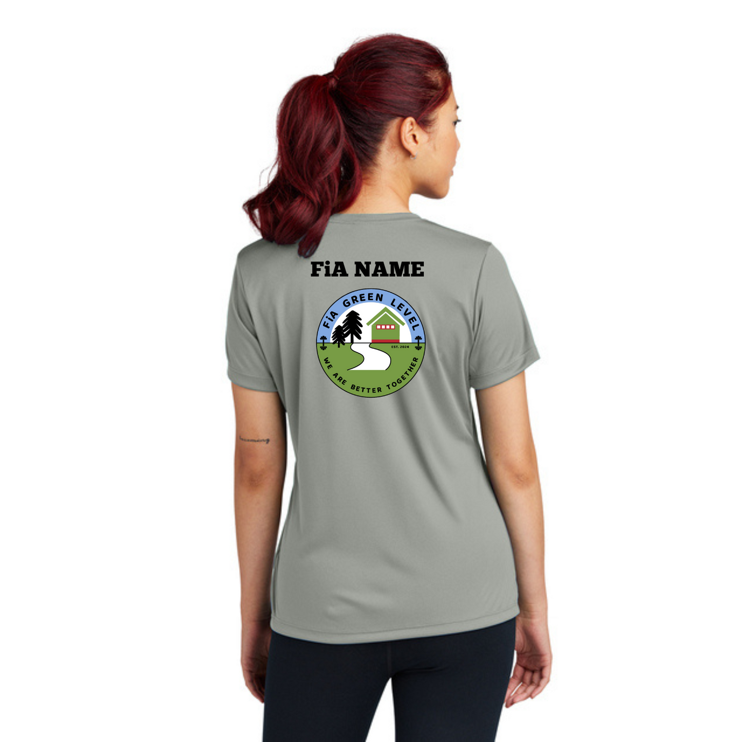 Green Level, NC - PERSONALIZED Sport Tek V-Neck Short Sleeve Performance Tee