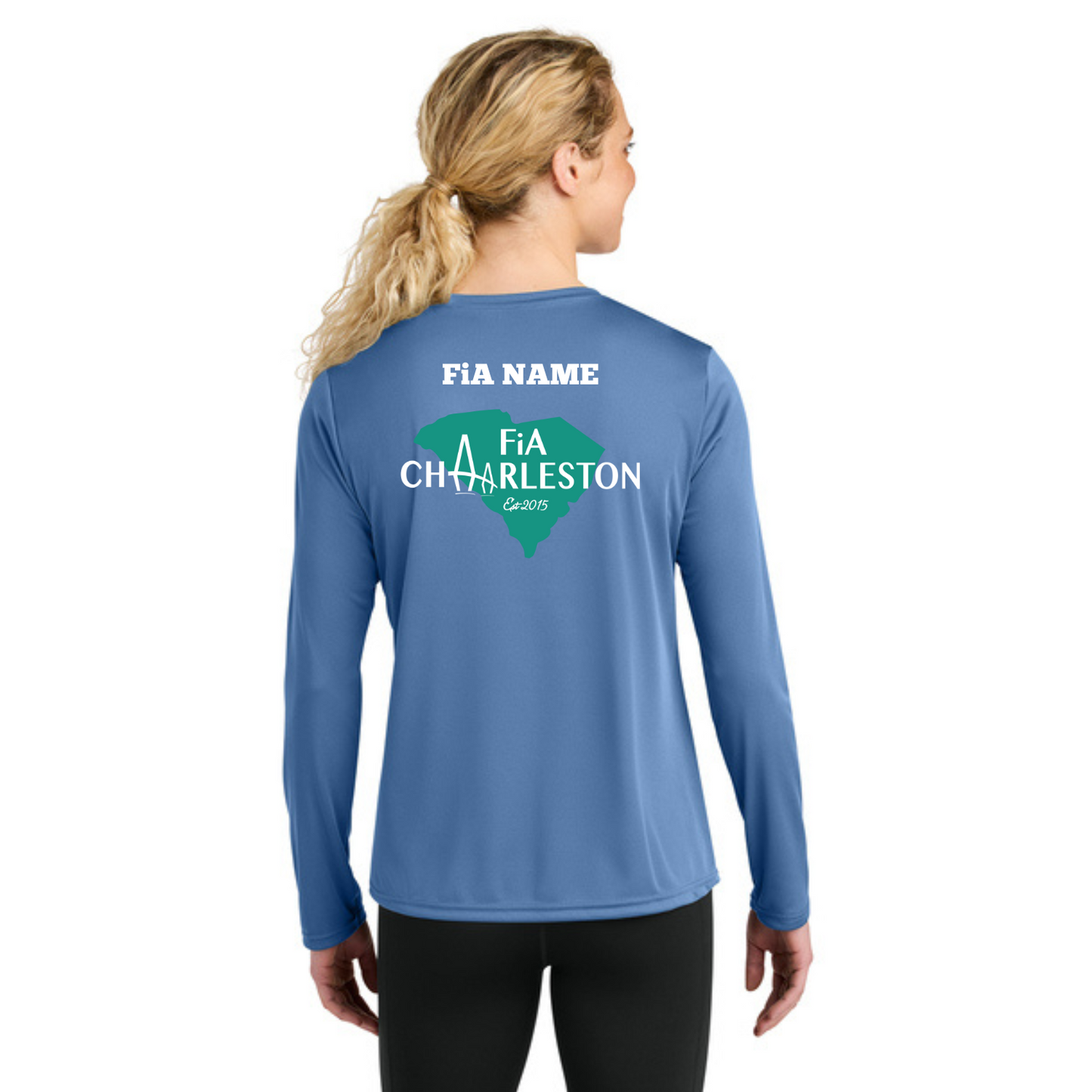 Charleston, SC - PERSONALIZED A4 Cooling Performance Long Sleeve Tee
