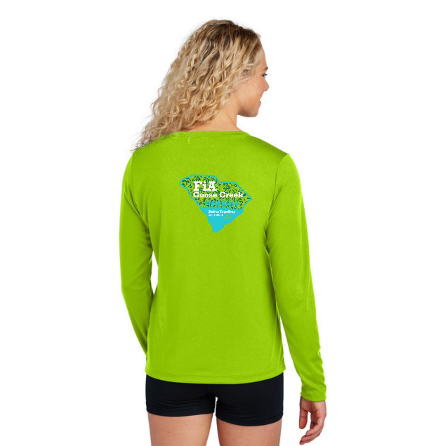 Goose Creek, SC - Sport Tek Long Sleeve Performance V-Neck Tee