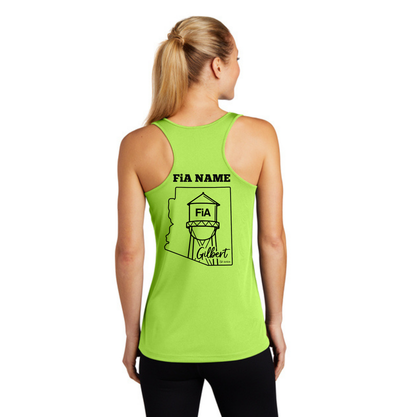 Gilbert AZ - PERSONALIZED Sport Tek Women's Racerback Tank