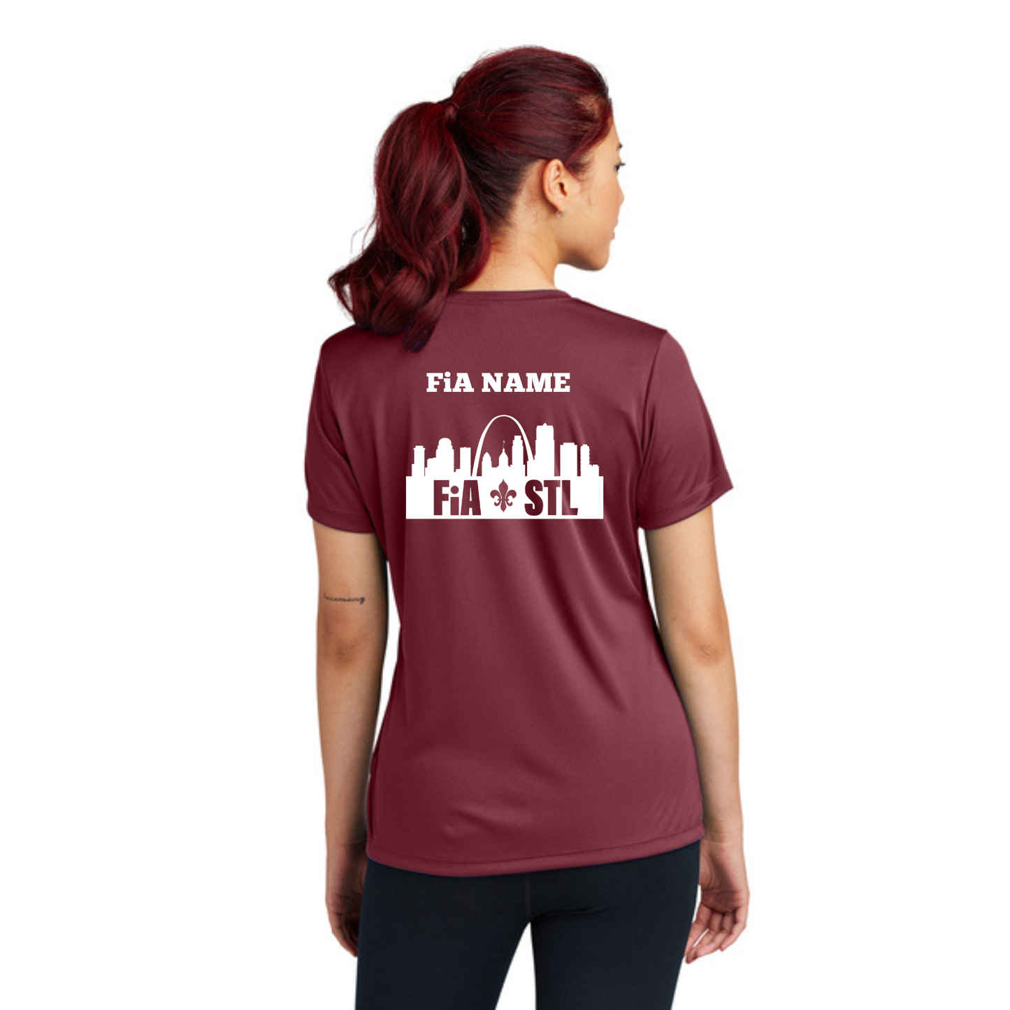 St. Louis, MO - PERSONALIZED Sport Tek Crew Neck Short Sleeve Performance Tee