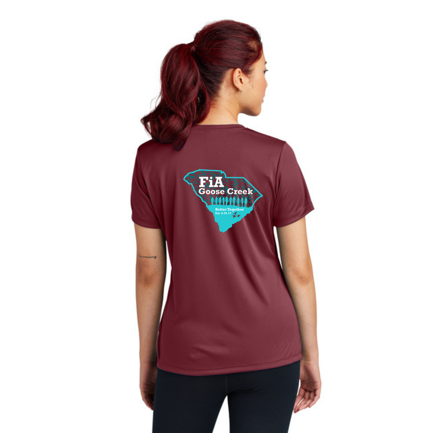 Goose Creek, SC - Sport Tek V-Neck Short Sleeve Performance Tee