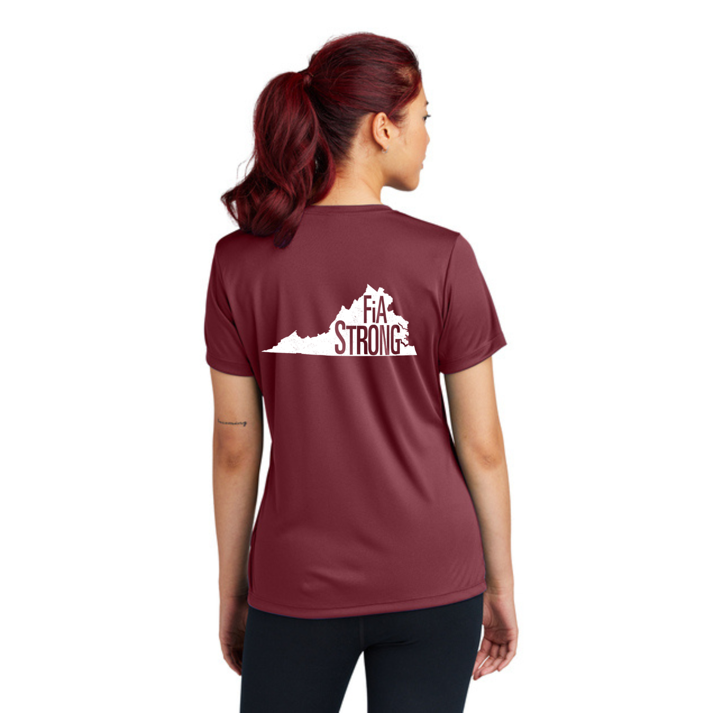 Virginia Strong - Sport Tek Crew Neck Short Sleeve Performance Tee