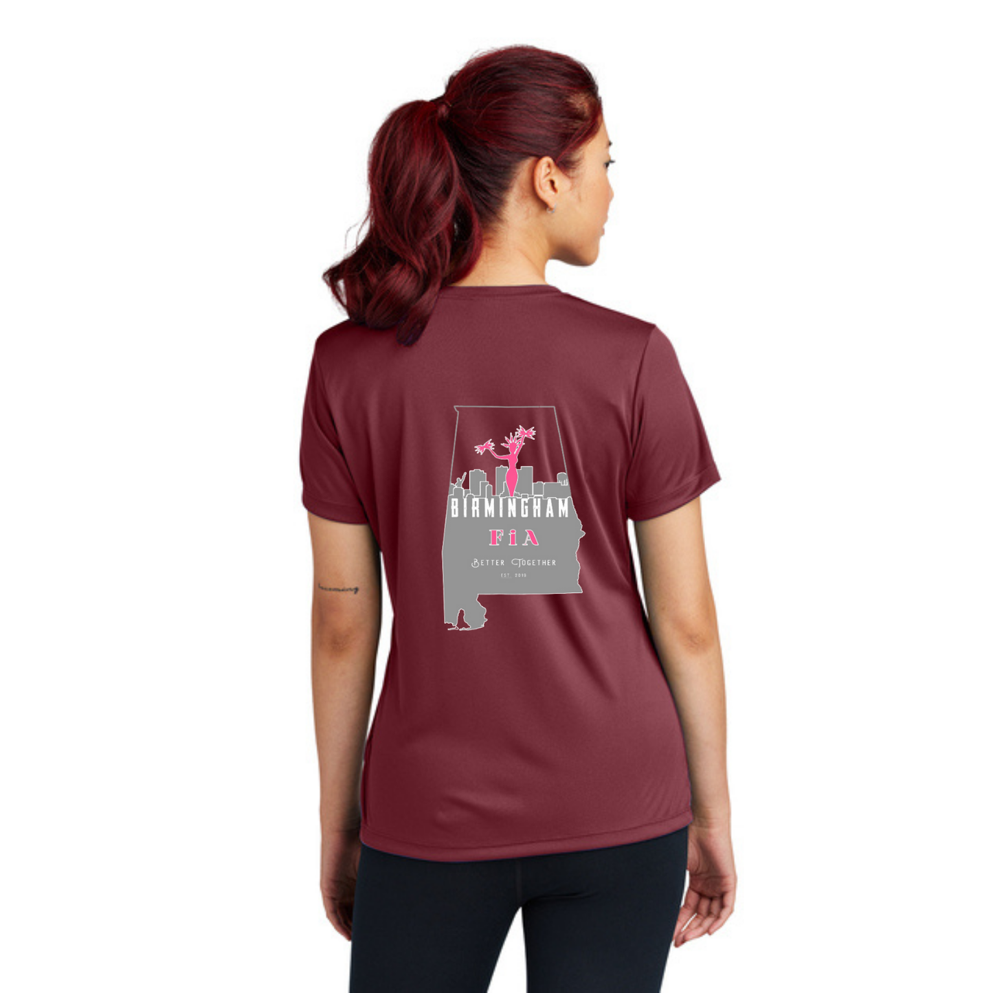Birmingham, AL - Sport Tek Crew Neck Short Sleeve Performance Tee