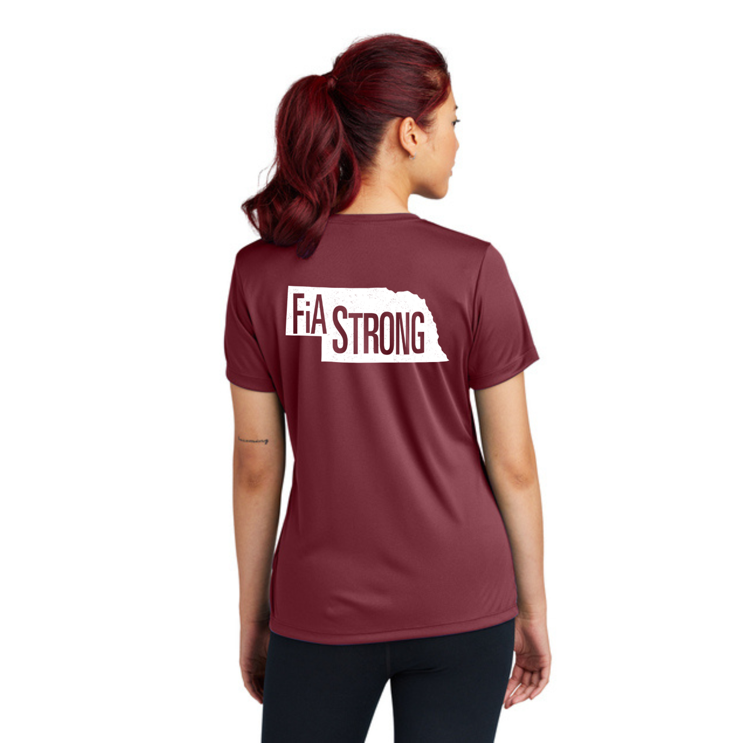 FiA Strong - Sport Tek Crew Neck Short Sleeve Performance Tee