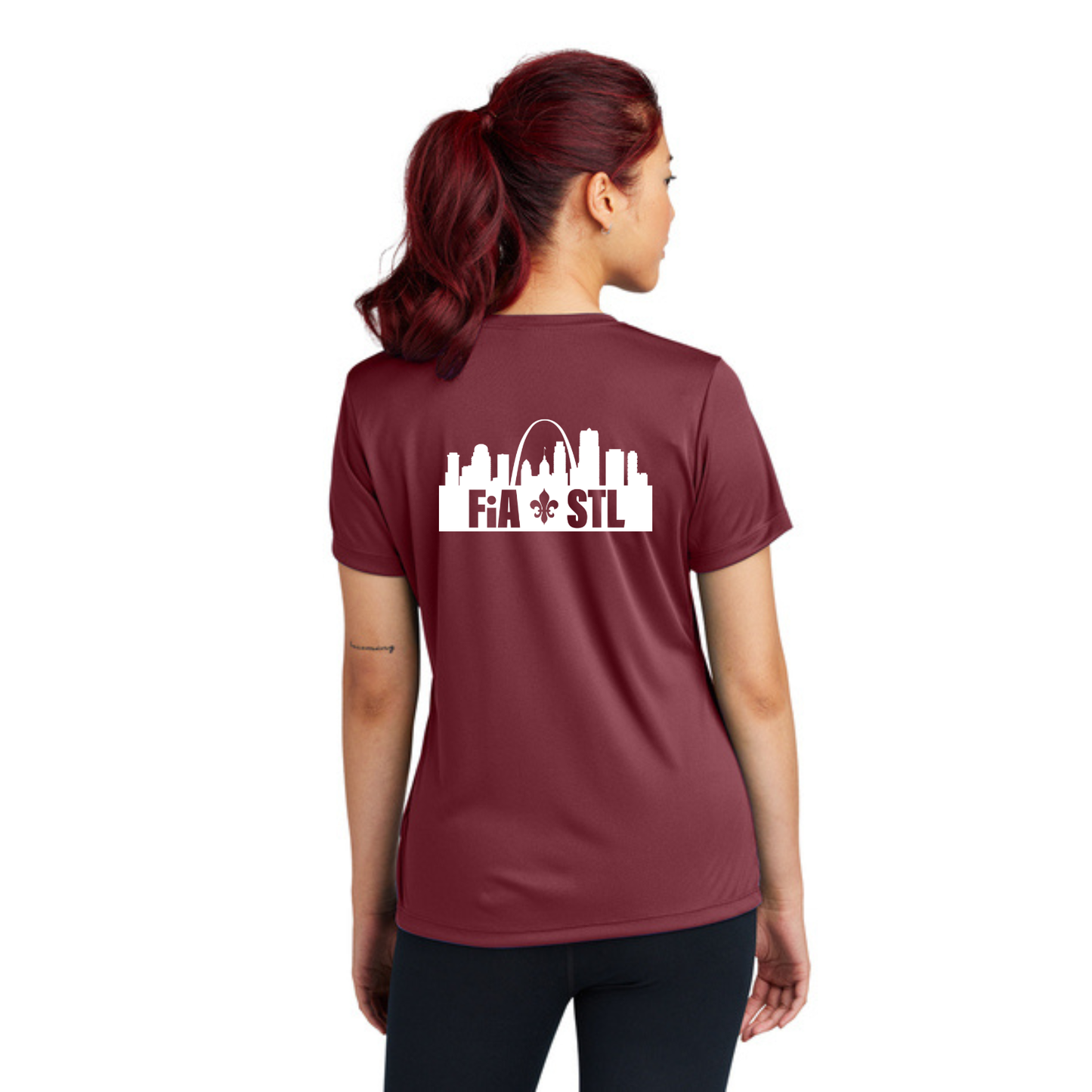 St. Louis, MO - Sport Tek Crew Neck Short Sleeve Performance Tee