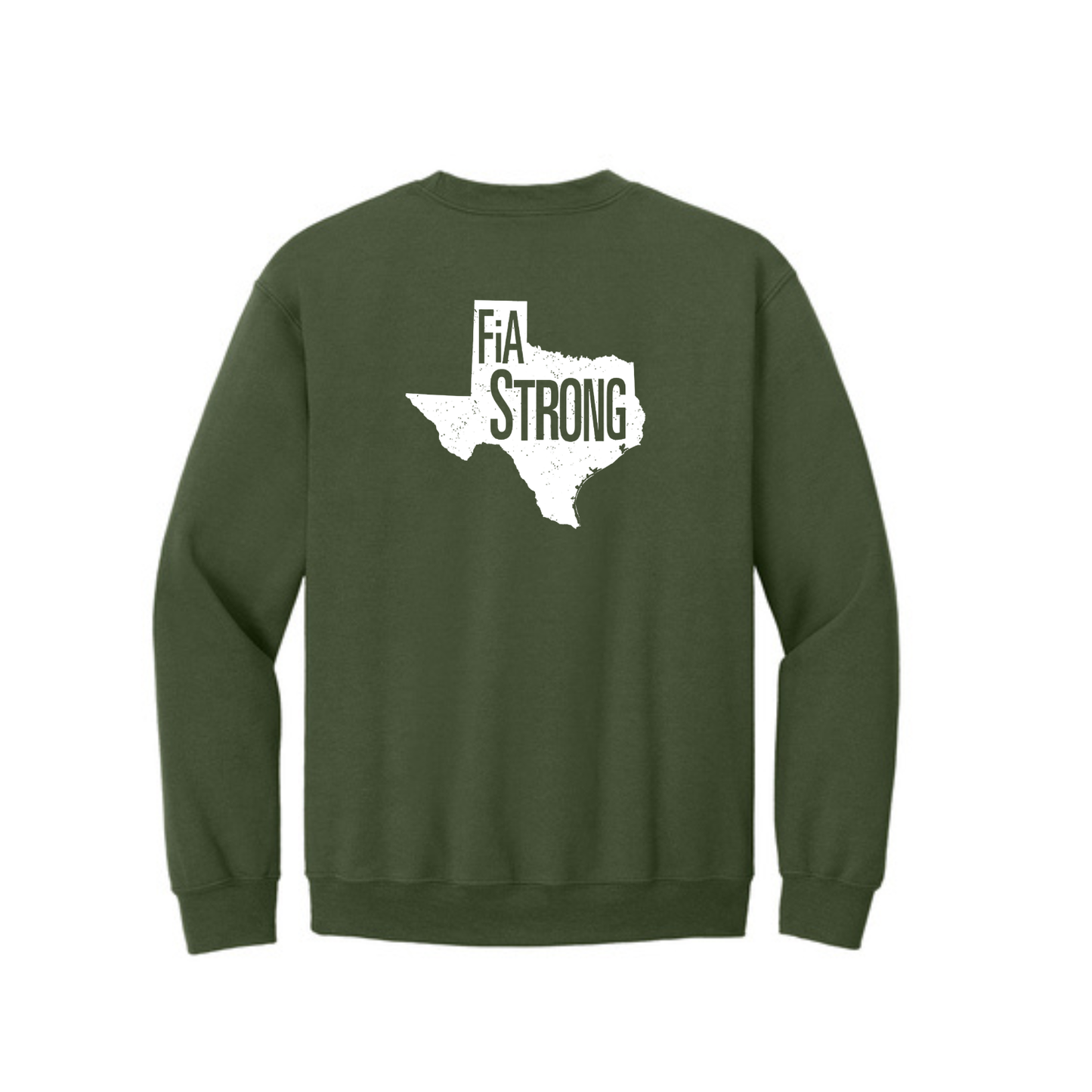 Texas Strong - Gildan Heavy Blend Crewneck Sweatshirt