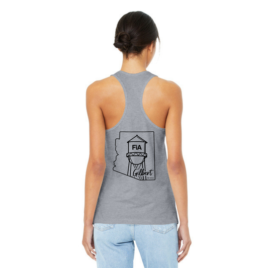 Gilbert, AZ - Bella Canvas Jersey Racerback Tank