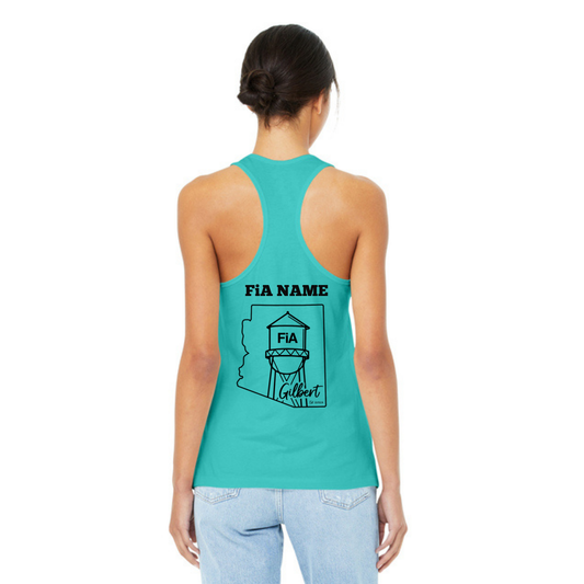 Gilbert, AZ - PERSONALIZED Bella Canvas Women’s Jersey Racerback Tank