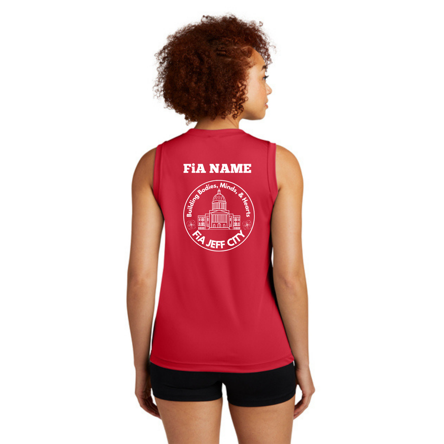 Jeff City - PERSONALIZED Sleeveless V-Neck Tee