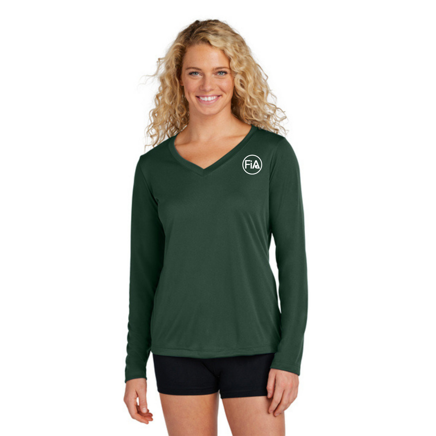 We Don't Sweat, We Sparkle - Ladies Long Sleeve Performance Tee