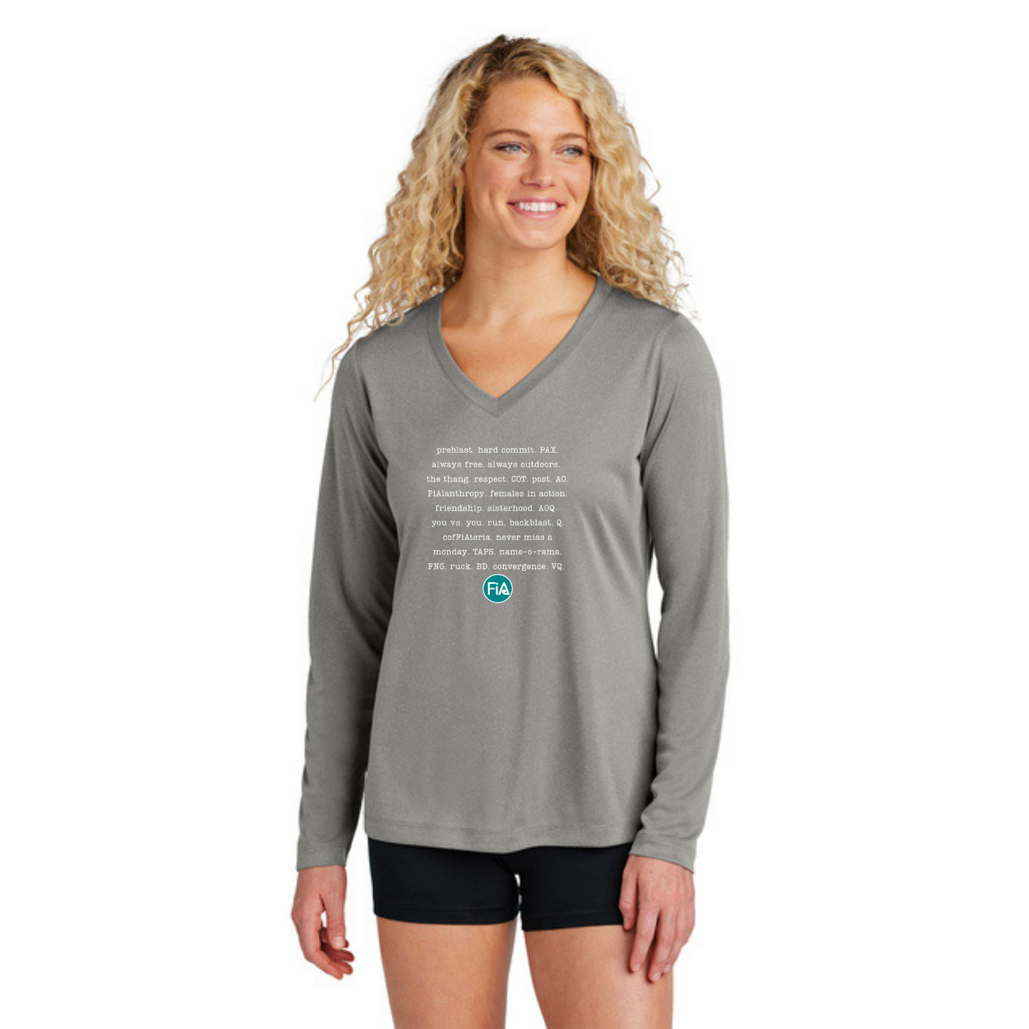 FiA Mode - Ladies Long Sleeve Performance Tee