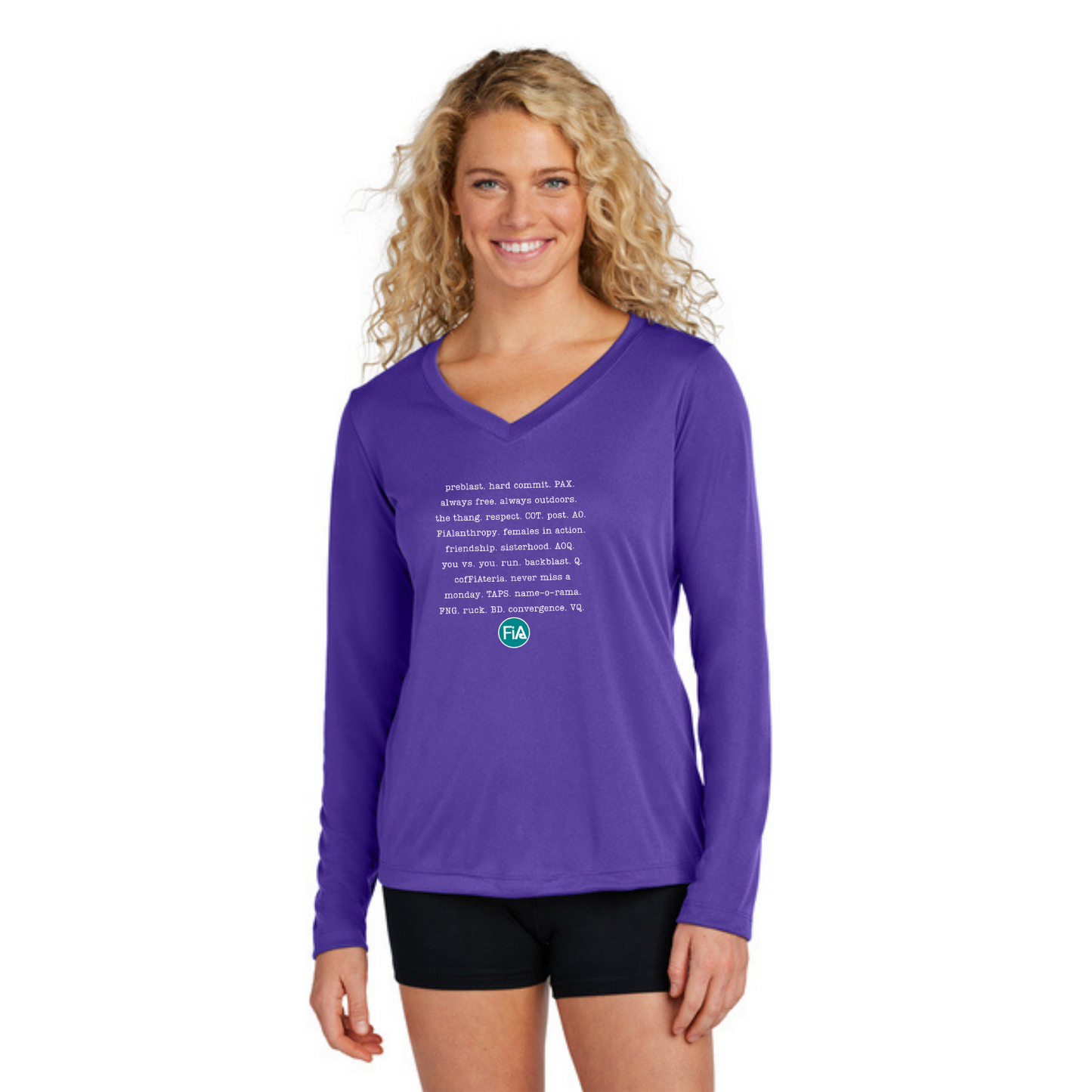FiA Mode - Ladies Long Sleeve Performance Tee