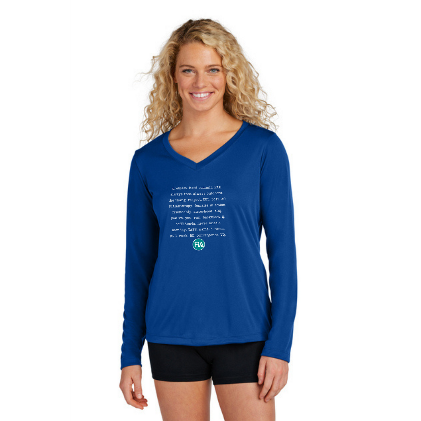 FiA Mode - Ladies Long Sleeve Performance Tee