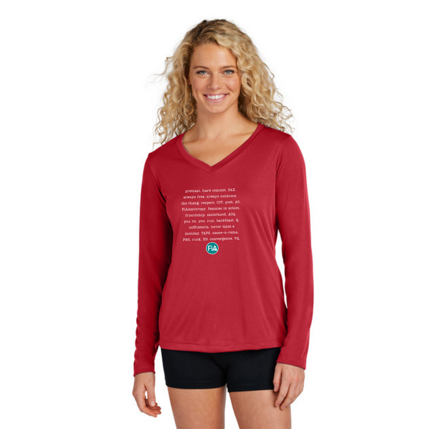 FiA Mode - Ladies Long Sleeve Performance Tee