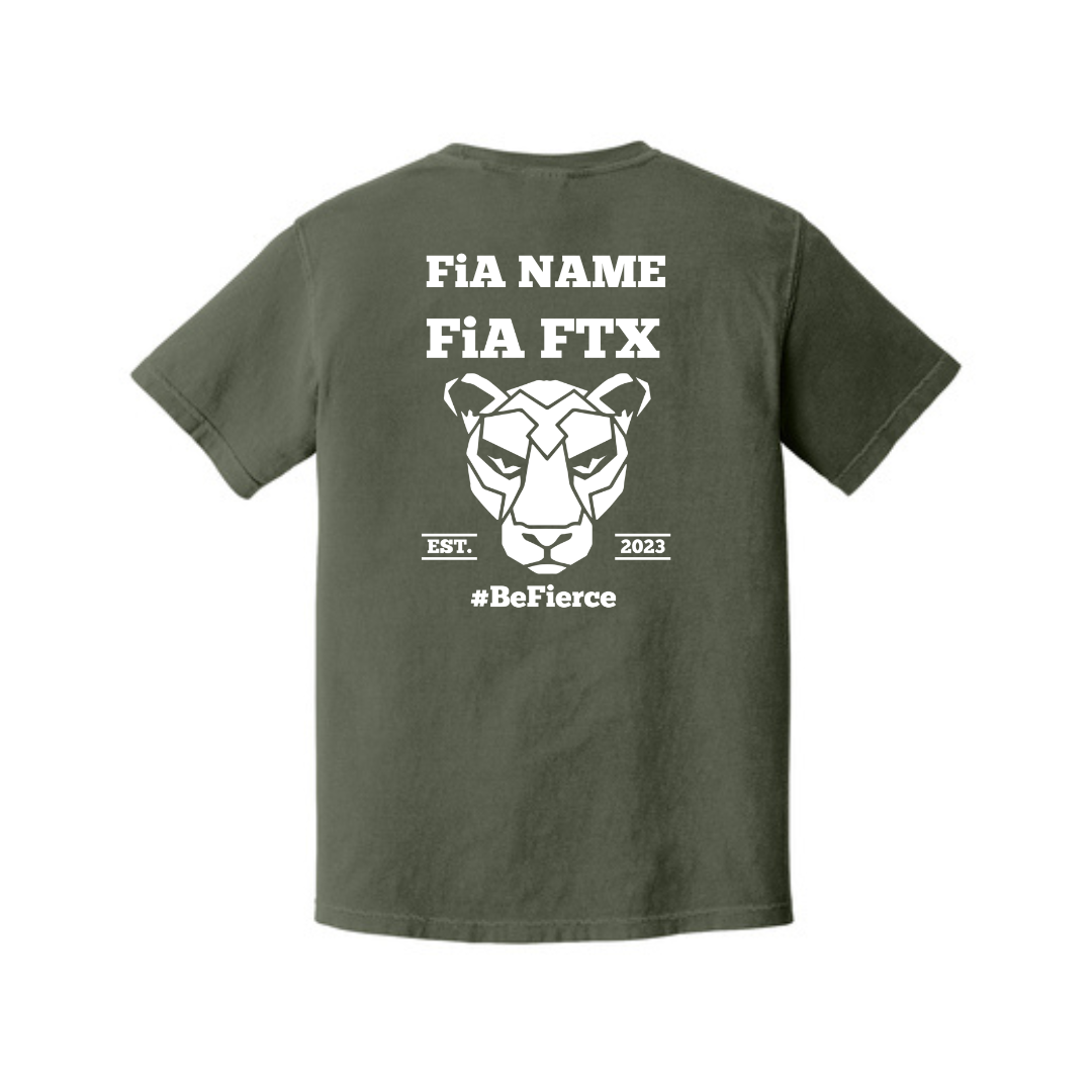 FTX, TX - PERSONALIZED Comfort Colors Heavyweight Ring Spun Tee