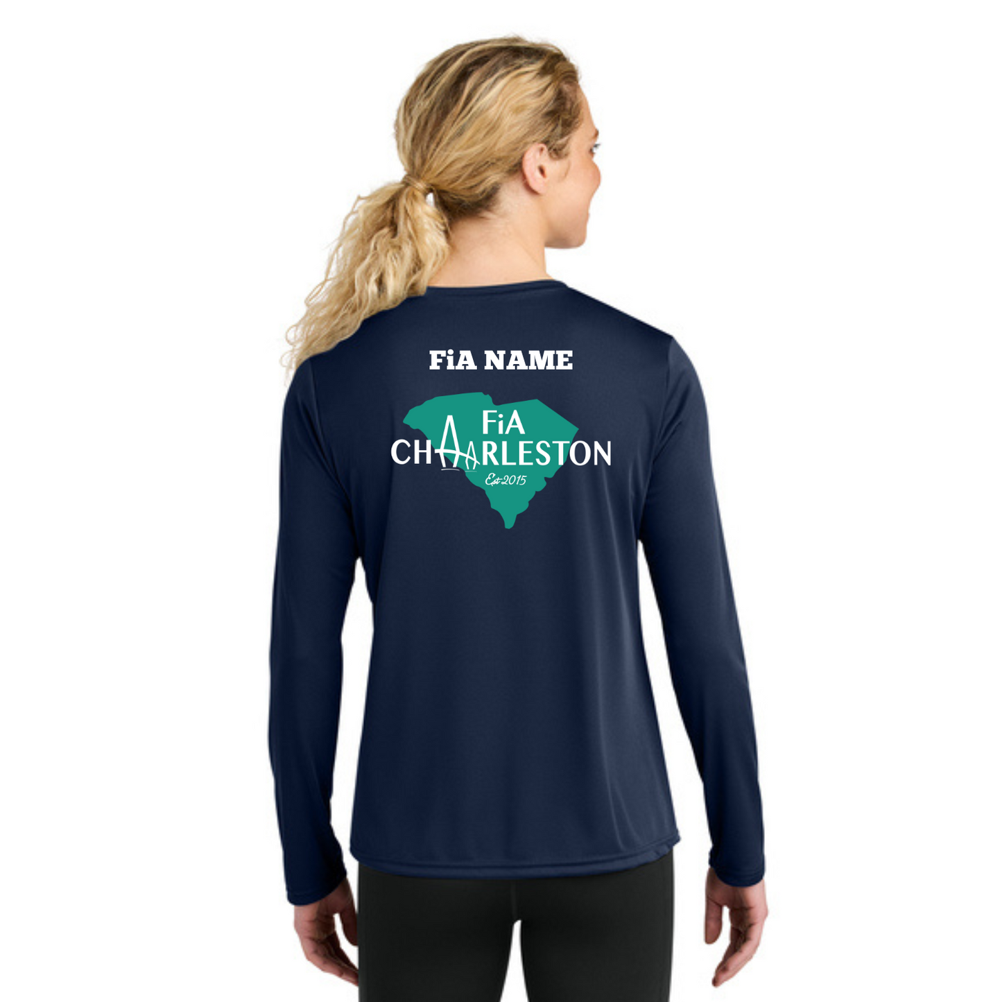 Charleston, SC - PERSONALIZED A4 Cooling Performance Long Sleeve Tee