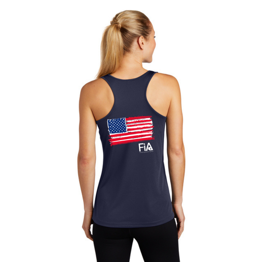 Patriotic - Sport Tek Racerback Tank