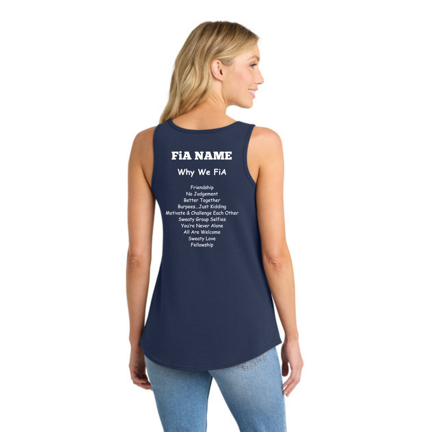 Why we FiA Goose Creek, SC - PERSONALIZED Port & Co Women's Core Cotton Tank Top