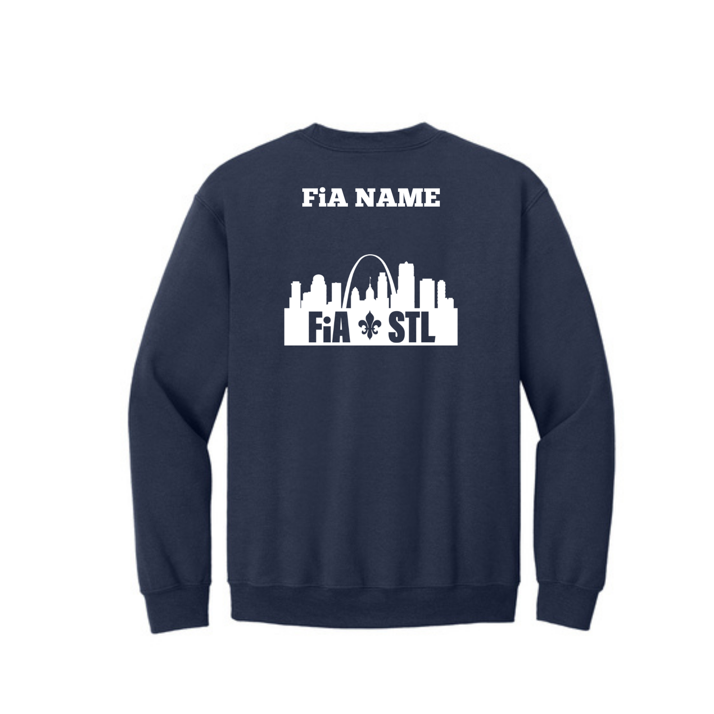St. Louis, MO - PERSONALIZED Gildan Heavy Blend Crewneck Sweatshirt