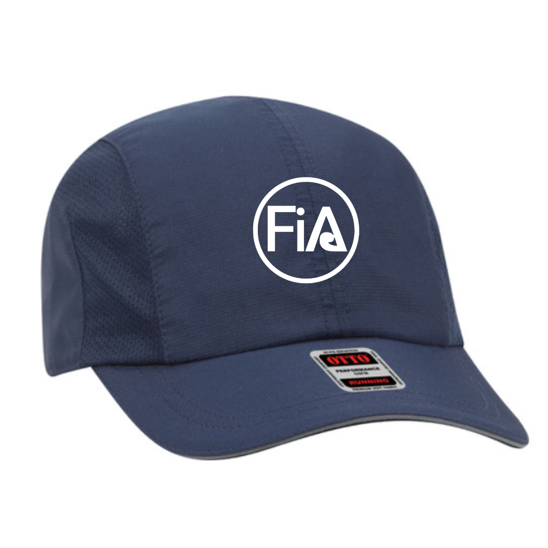 Embroidered OTTO Reflective 6 Panel Running Cap