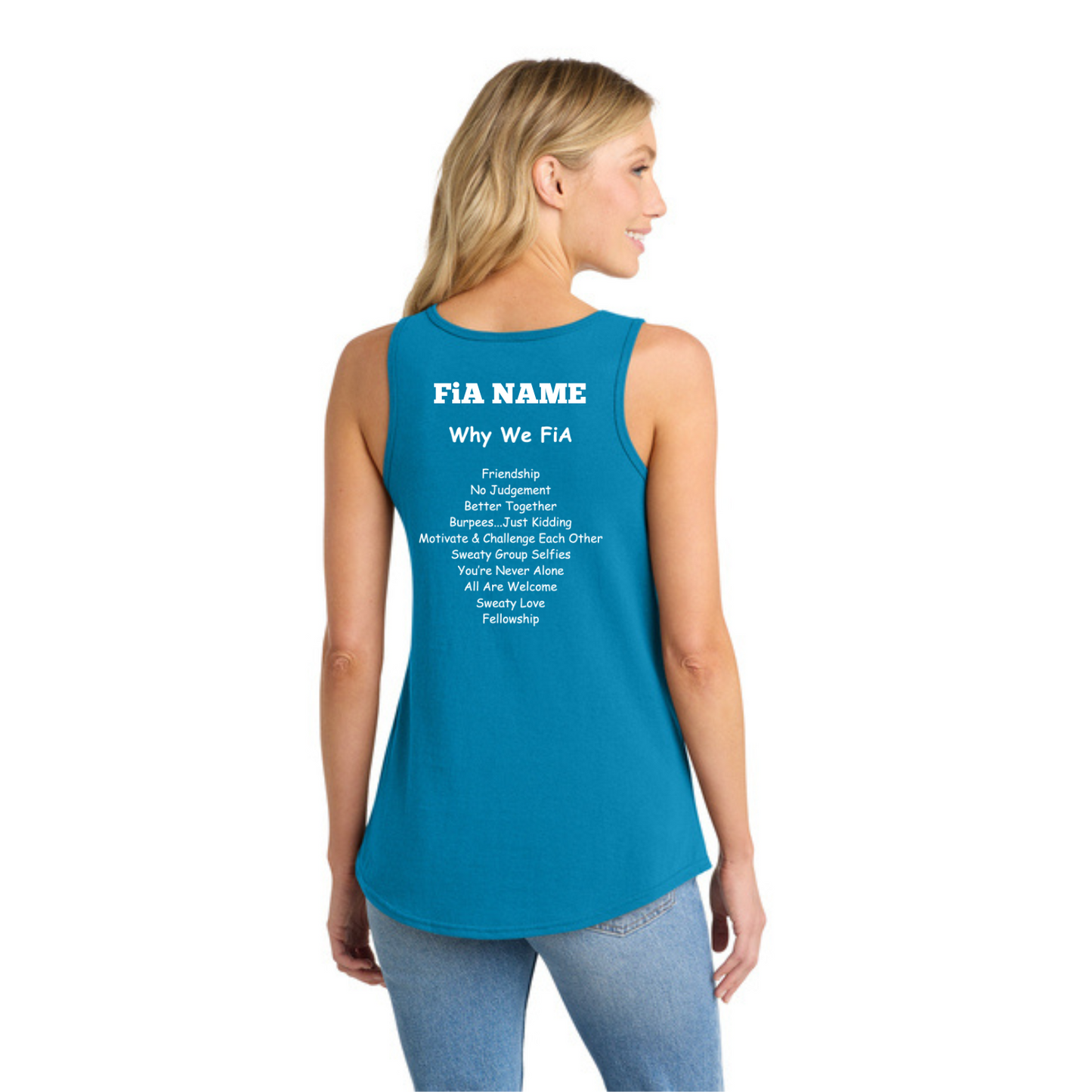 Why we FiA Goose Creek, SC - PERSONALIZED Port & Co Women's Core Cotton Tank Top