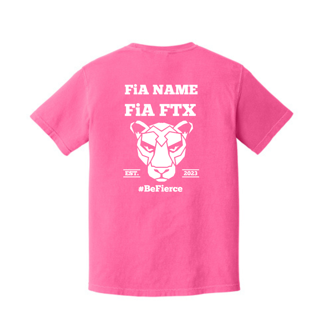 FTX, TX - PERSONALIZED Comfort Colors Heavyweight Ring Spun Tee