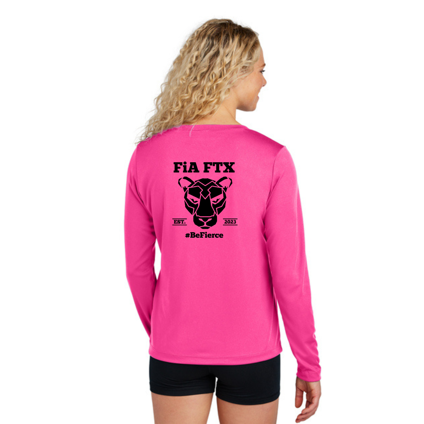 FTX, TX - Sport Tek Long Sleeve Performance V-Neck Tee