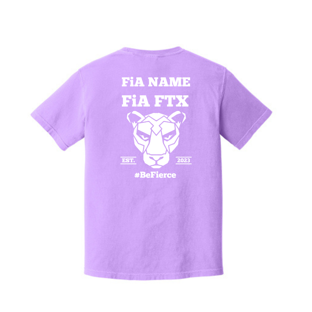 FTX, TX - PERSONALIZED Comfort Colors Heavyweight Ring Spun Tee