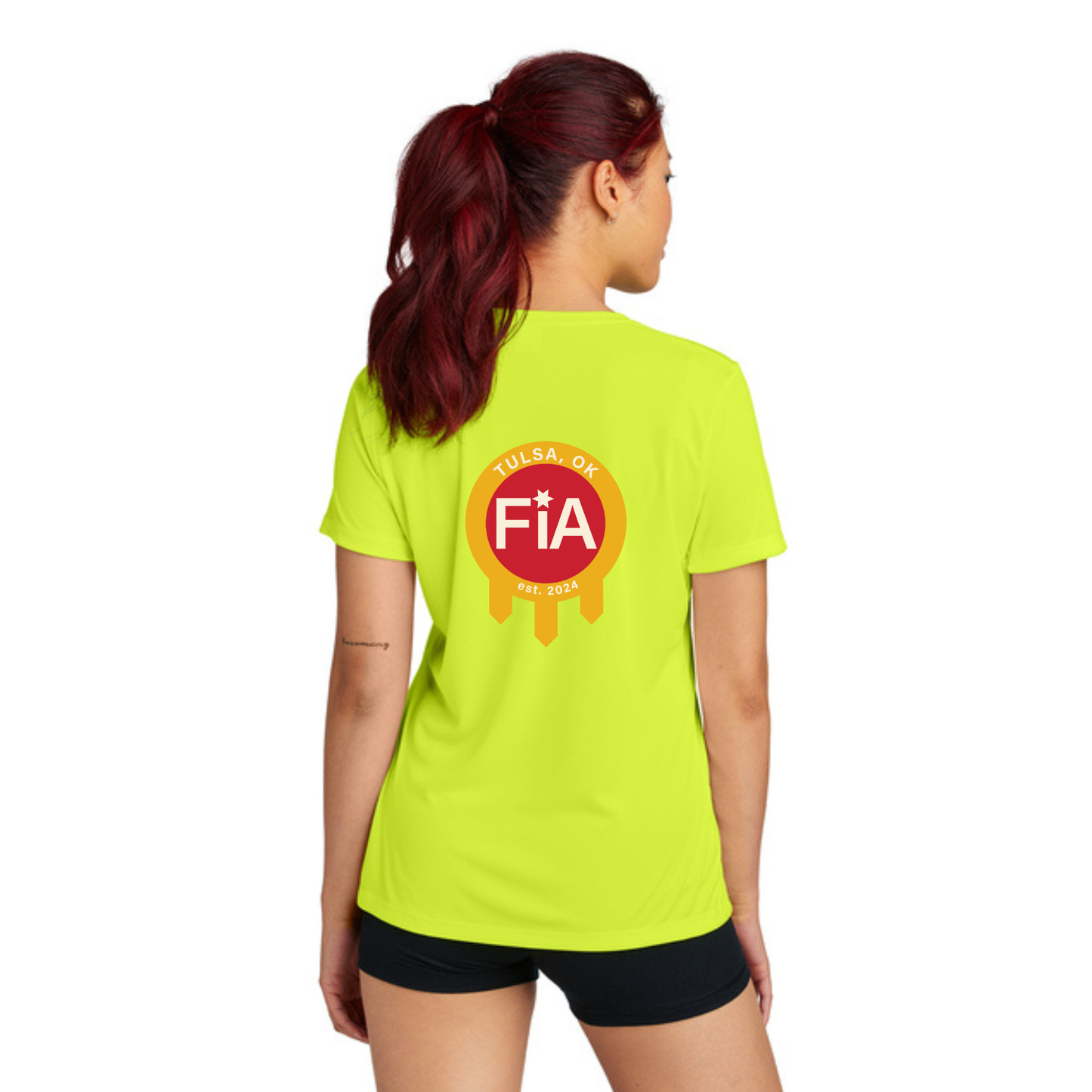 Tulsa, OK - NEON Sport Tek Crew Neck Short Sleeve Performance Tee