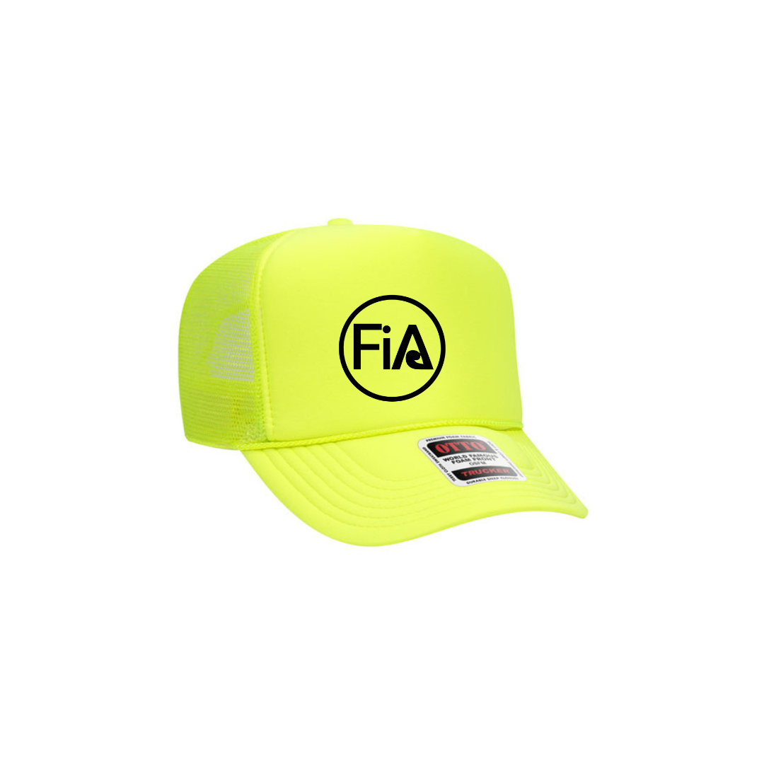 Printed BRIGHT Otto Foam Trucker Hat