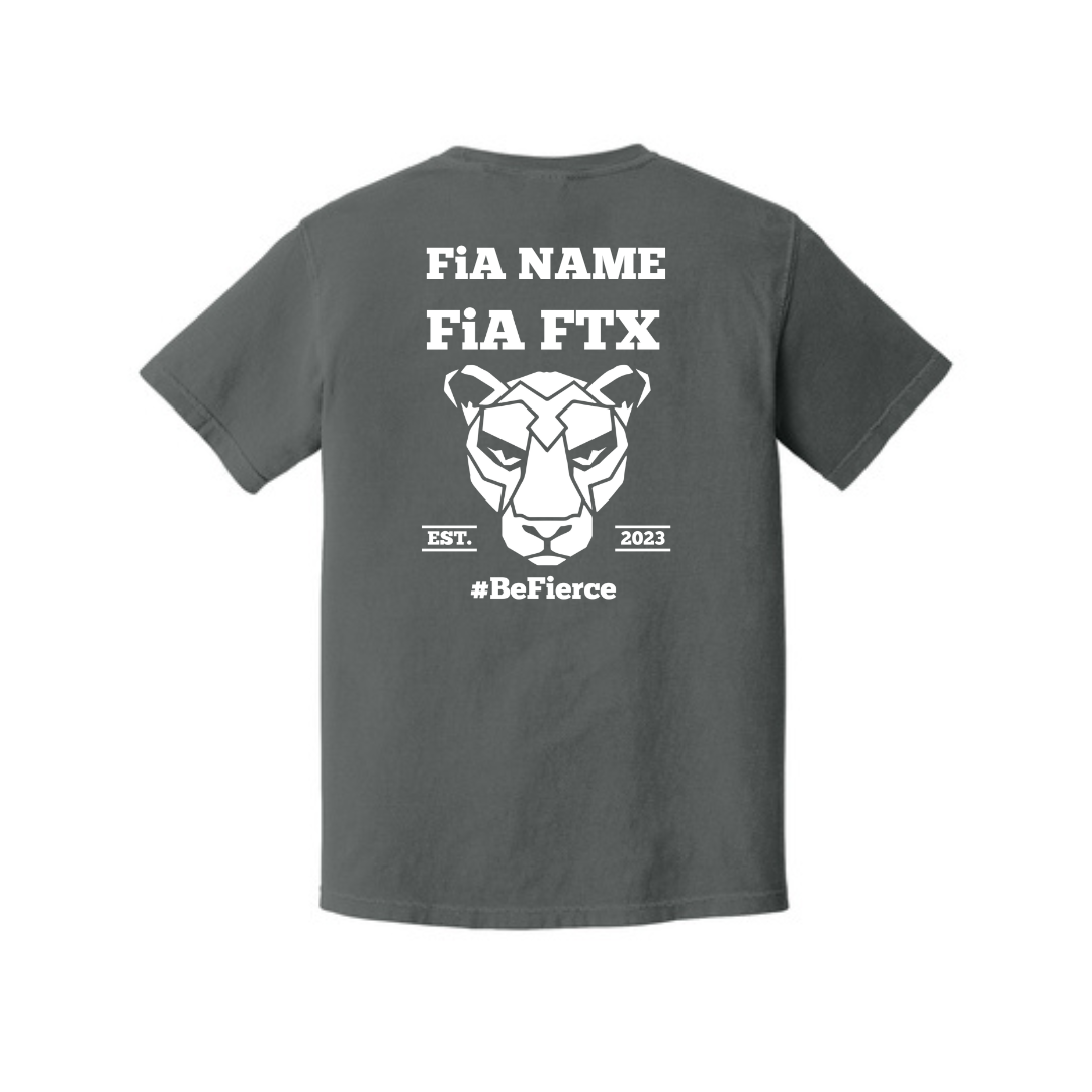 FTX, TX - PERSONALIZED Comfort Colors Heavyweight Ring Spun Tee