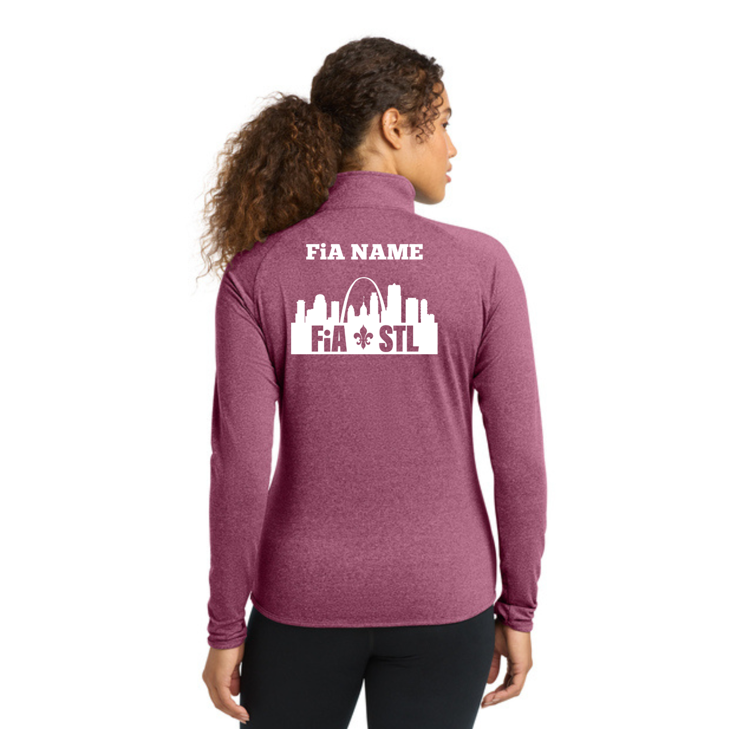 St. Louis, MO - PERSONALIZED Sport Tek Sport-Wick Stretch 1/4-Zip Pullover