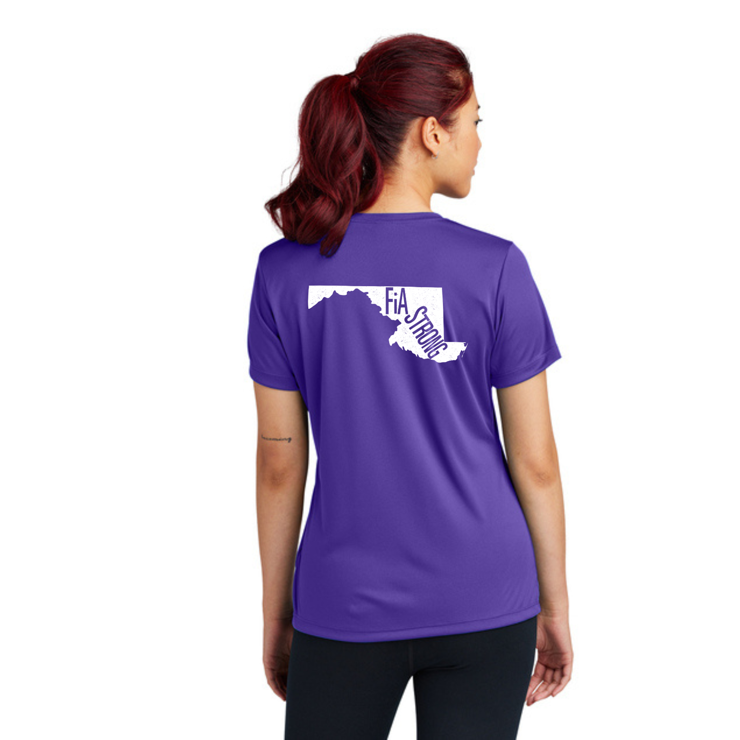 FiA Strong - Sport Tek V-Neck Short Sleeve Performance Tee