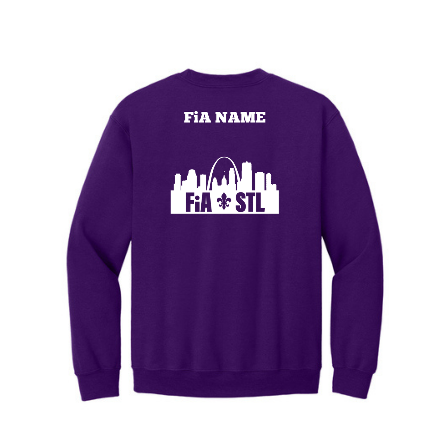 St. Louis, MO - PERSONALIZED Gildan Heavy Blend Crewneck Sweatshirt