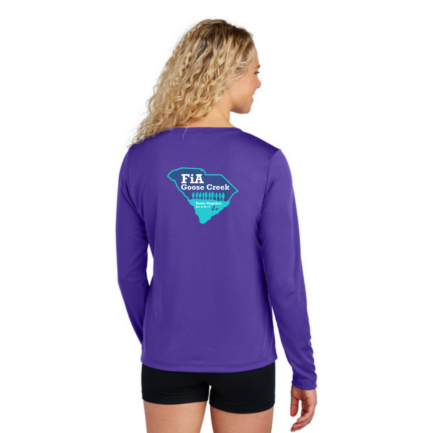 Goose Creek, SC - Sport Tek Long Sleeve Performance V-Neck Tee