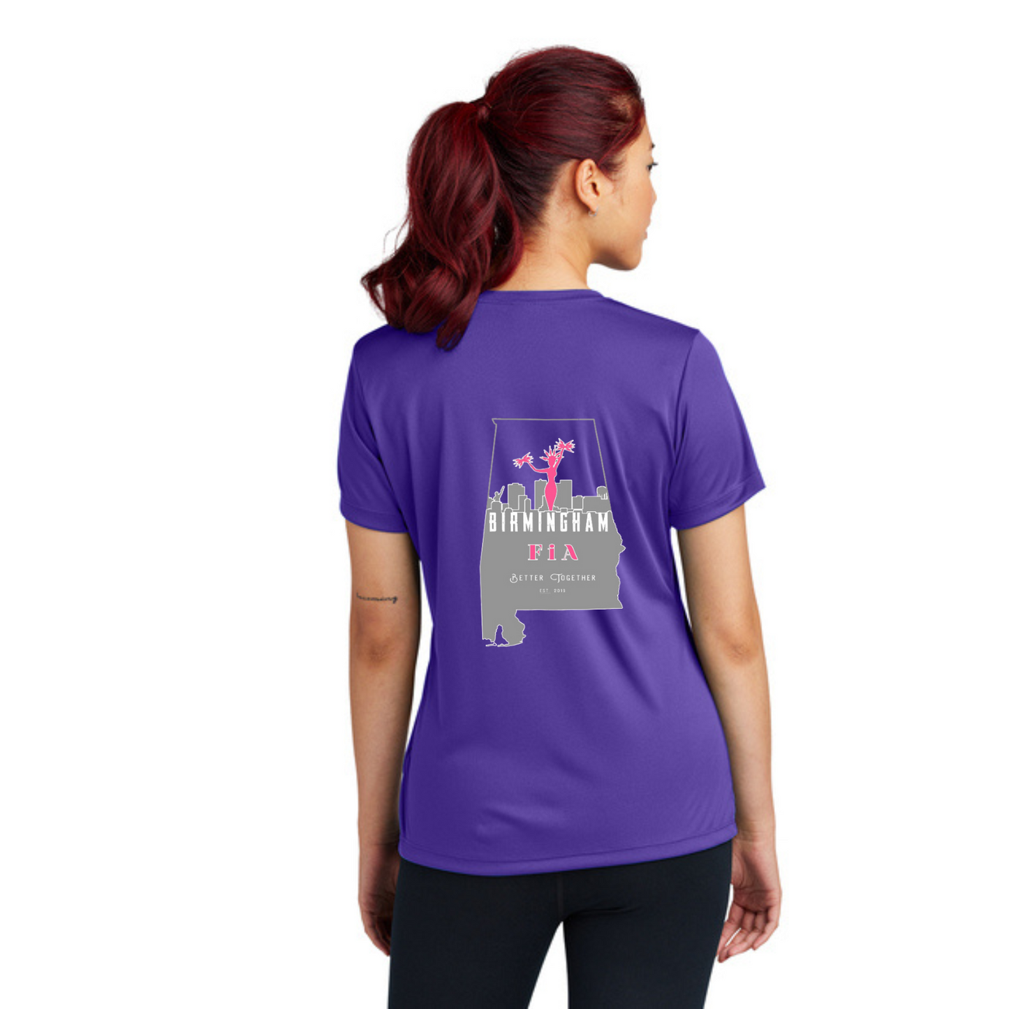 Birmingham, AL - Sport Tek Crew Neck Short Sleeve Performance Tee
